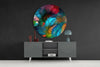 Color Explosion Glass Wall Art by Insigneart USA