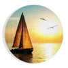 Sailboat Glass Wall Art by Insigneart USA