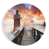 Lighthouse Glass Wall Art by Insigneart USA