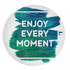 “Enjoy Every Moment” Glass Wall Art by Insigneart USA