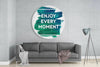 “Enjoy Every Moment” Glass Wall Art by Insigneart USA