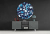 Elegant Blue Mix Glass Wall Art by Insigneart USA