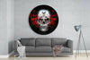Skull Glass Wall Art by Insigneart USA