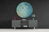 Blue Splash Glass Wall Art by Insigneart USA