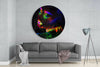 Neon Woman Glass Wall Art by Insigneart USA