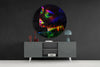 Neon Woman Glass Wall Art by Insigneart USA