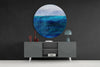 Blue Tones Glass Wall Art by Insigneart USA