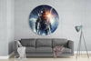 Astronaut Glass Wall Art by Insigneart USA