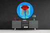 Lip Head Glass Wall Art by Insigneart USA