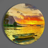 Lonely Kayak Glass Wall Art by Insigneart USA