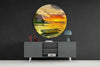 Lonely Kayak Glass Wall Art by Insigneart USA