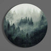 Foggy Forest Glass Wall Art by Insigneart USA