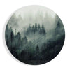 Foggy Forest Glass Wall Art by Insigneart USA