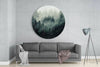 Foggy Forest Glass Wall Art by Insigneart USA
