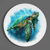 Caretta Caretta Glass Wall Art by Insigneart USA