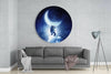 Moon Bearer Glass Wall Art by Insigneart USA