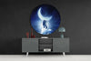 Moon Bearer Glass Wall Art by Insigneart USA