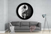 Black and White Glass Wall Art by Insigneart USA