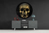 Skull Glass Wall Art by Insigneart USA