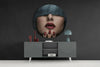 Bangs Glass Wall Art by Insigneart USA
