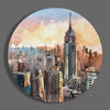 New York Glass Wall Art by Insigneart USA