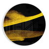 Yellow Abstract Glass Wall Art by Insigneart USA