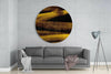 Yellow Abstract Glass Wall Art by Insigneart USA