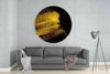 Yellow Abstract Glass Wall Art by Insigneart USA