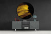 Yellow Abstract Glass Wall Art by Insigneart USA