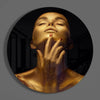 Gold Woman Glass Wall Art by Insigneart USA