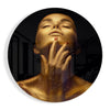 Gold Woman Glass Wall Art by Insigneart USA