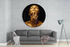 Gold Woman Glass Wall Art by Insigneart USA