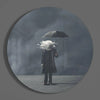 Storm in Thoughts Glass Wall Art by Insigneart USA