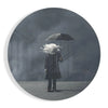 Storm in Thoughts Glass Wall Art by Insigneart USA