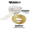 HexaFlow 4.0 SnapPlate™ Mouthguard - White Gold Rush by Phenom Elite Brand