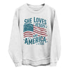 She Loves Jesus And America Too (Front) by Shield Republic
