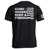 Guns Whiskey Beer and Freedom by Shield Republic
