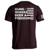 Guns Whiskey Beer and Freedom by Shield Republic