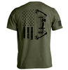 Compound Bow USA Flag by Shield Republic