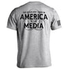 The Deadliest Virus in America is the Media (Black) by Shield Republic