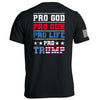 Pro God Pro Gun Pro Life Pro Trump by Shield Republic