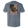 The Land of the Free Chocolate Lab by Shield Republic