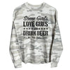 Some Girls Love Guns and Drink Beer (Front) Corded Poncho by Shield Republic