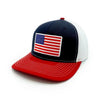 USA Flag Woven Patch Hat by Shield Republic