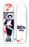 MADRID x TEXAS CHAINSAW MASSACRE SURVIVE HYBRID SHAPE 8.625" SKATEBOARD DECK W/3D GLASSES