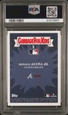 Graded 2023 Topps Garbage Pail Kids Ronald Acuna Jr. #9A Razzle Dazzle Ronald Baseball Card PSA 10 Gem Mint