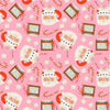 Santa Mugs Skater Skirt by Retrolicious