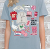 STICKERS - STONE BLUE - Short Sleeve Tee - #SIMPLYSOUTHERN by DoodleBug's