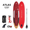 Aqua Marina ATLAS 12'0" Inflatable Paddle Board All-Around Advanced SUP