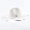Unisex Metal Letter Straw Panama Hat by FitiqueFit